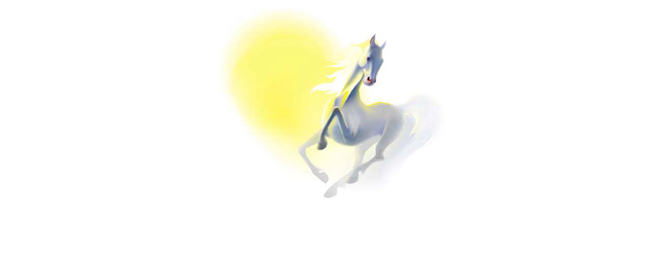 Horse of the Sun - digital illustration